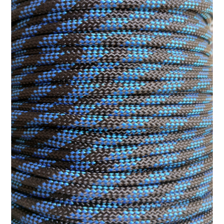 Sirius - Trimmleine 4mm schwarz/blau